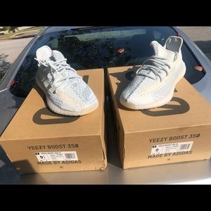 Reflective cloud white yeezys OG ALL WITH RECEIPT